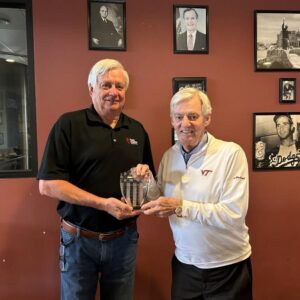 Eddie Worth and Coach Frank Beamer Safe Surfin'